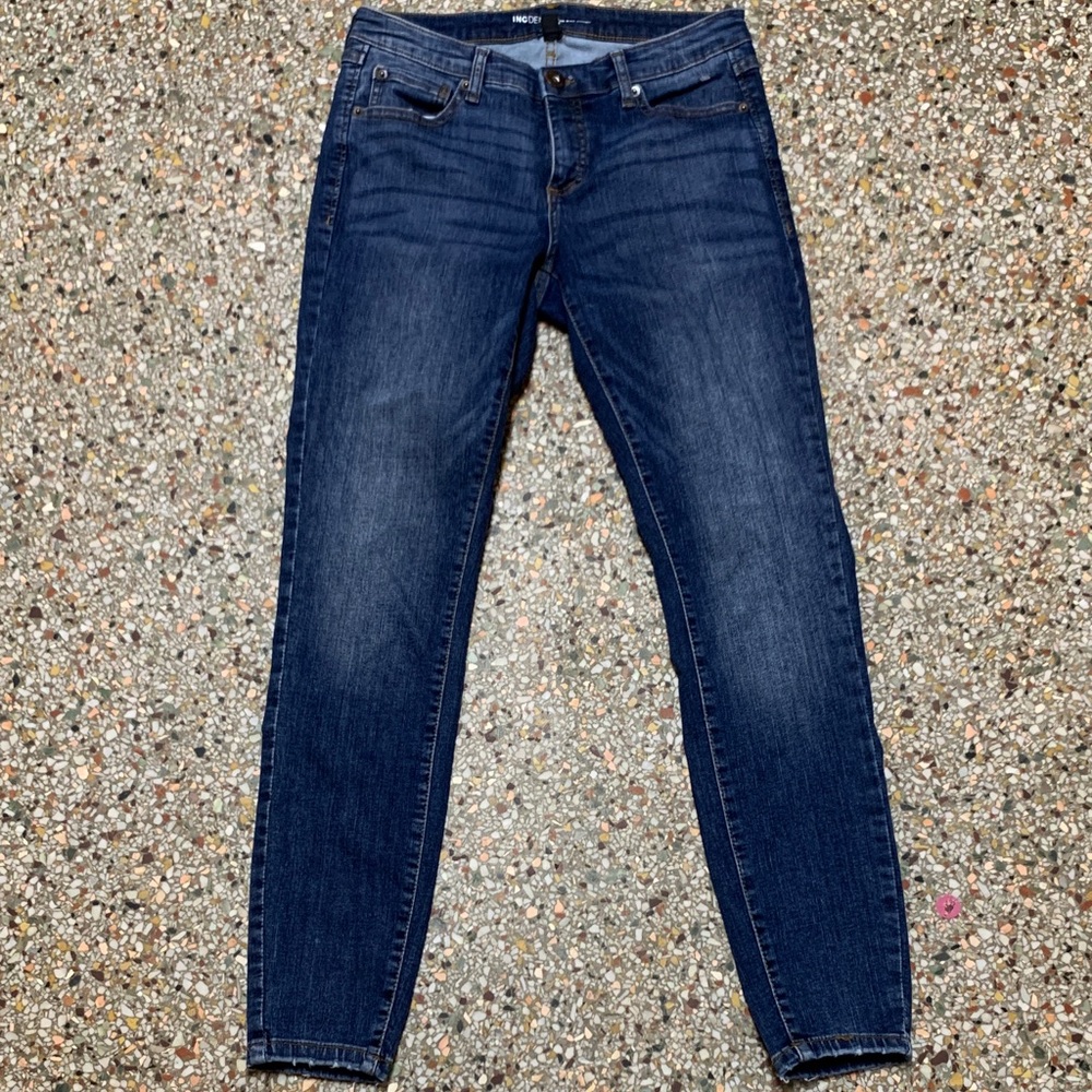 Inc Denim Mid Rise Skinny Women's Blue Jeans